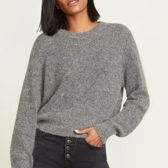 Veronica Beard Melinda Gray Crewneck Alpaca Sweater. Size XS - Picture 4 of 9